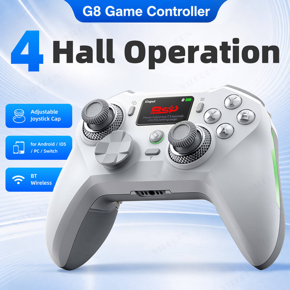Gaming Keyboard Hall Effect - G8 Wireless Game Controller Wired 1000Hz
