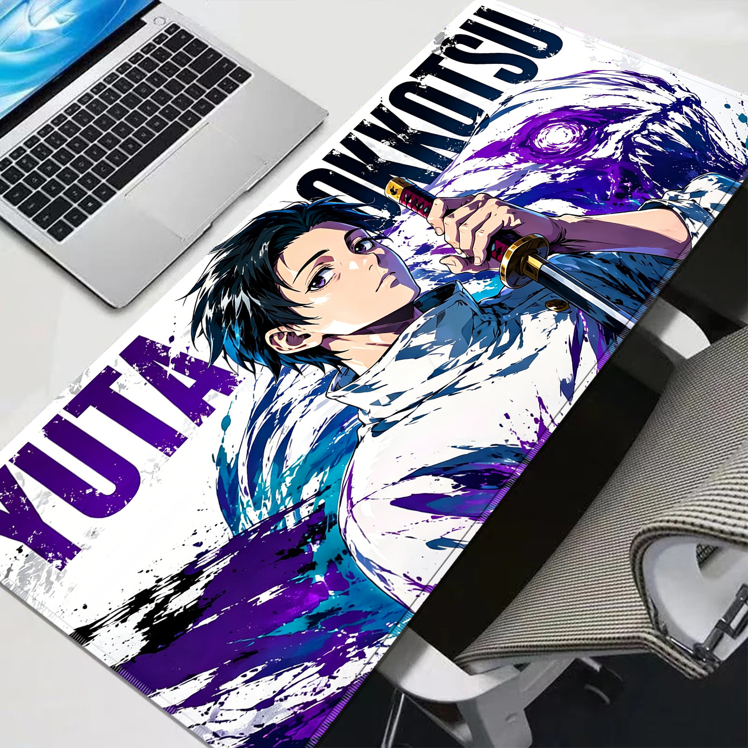 Gaming Keyboard En Mouse - HD Anime Purple Mouse Pads Yuta