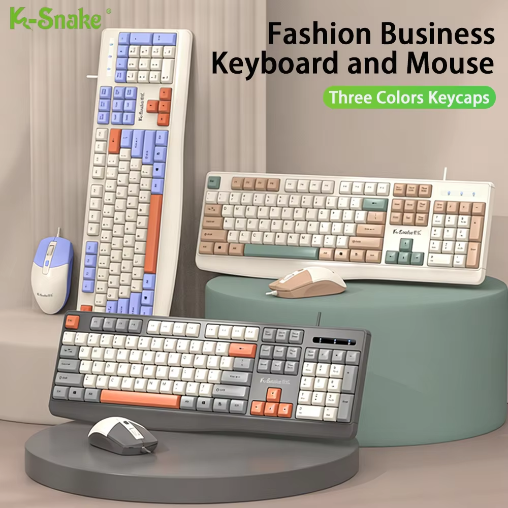 Gaming Keyboard Mouse Set - K-snake Gaming Keyboard with Mouse Wired