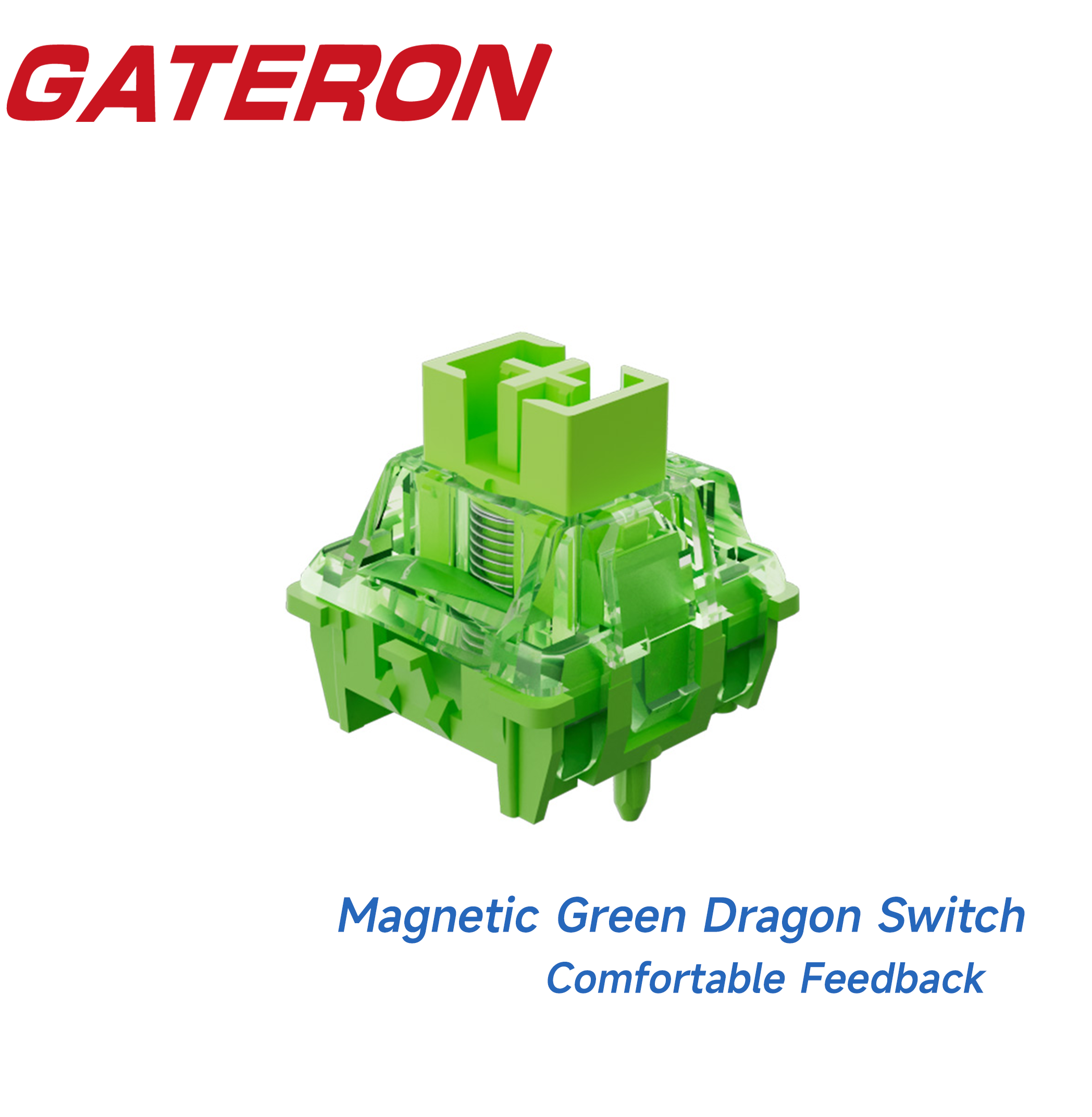Gaming Keyboard Hall Effect - GATERON Magnetic Green Dragon Switch, Linear,
