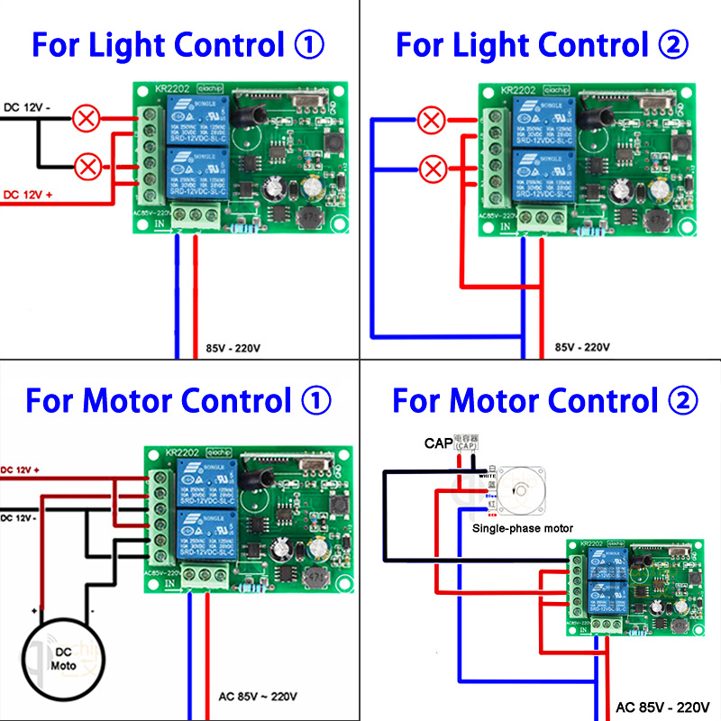 QIACHIP 433 MHz AC 110V 220V 2 - Switch Opener Tool avaliação e preço