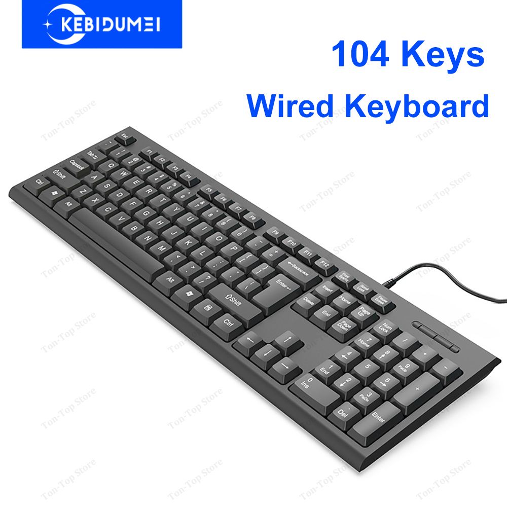 USB Wired Keyboard 104 Keys St - Gaming Keyboard Budget avaliação e preço