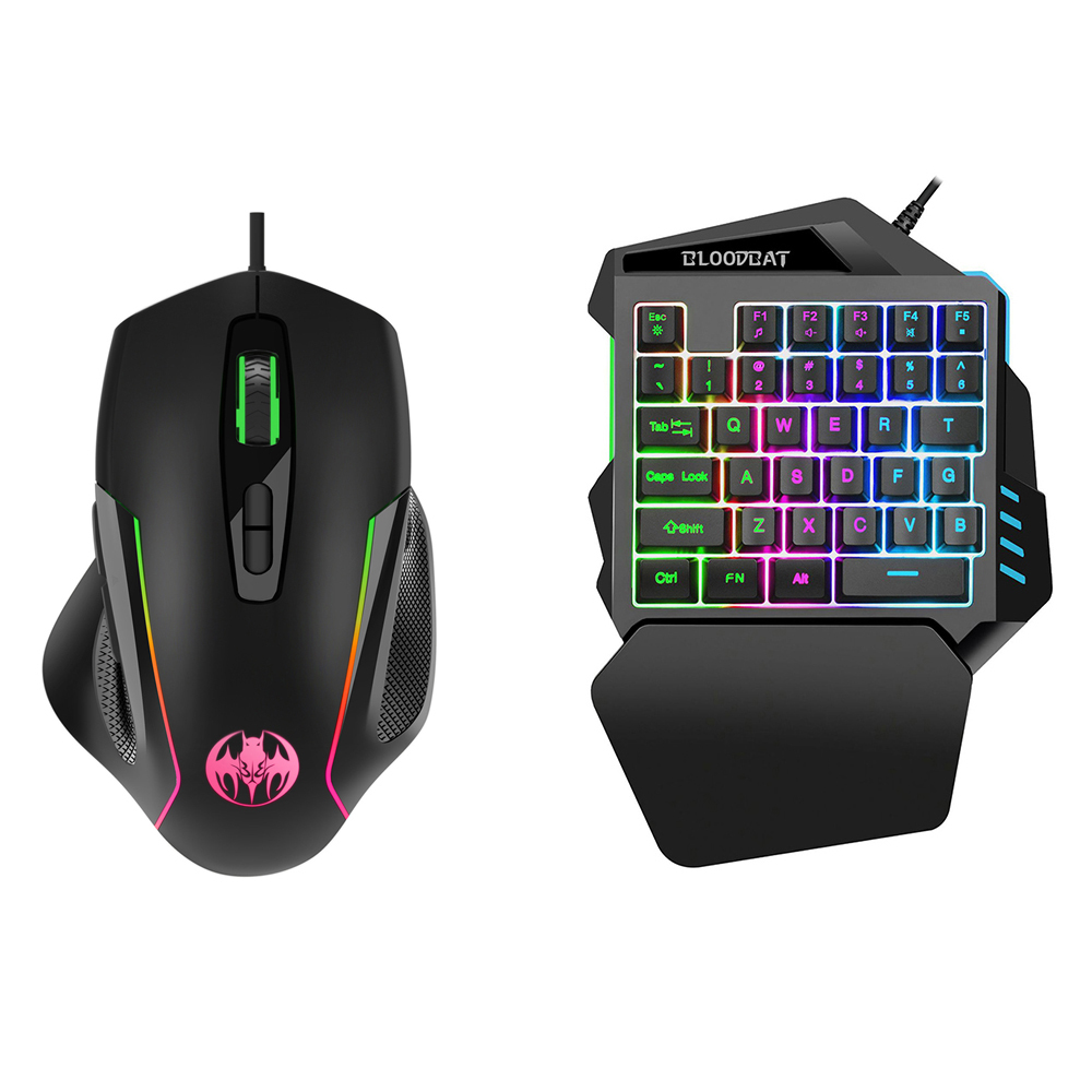 One-Handed RGB Gaming Keyboard - Gaming Keyboard And Mouse For Xbox avaliação e preço