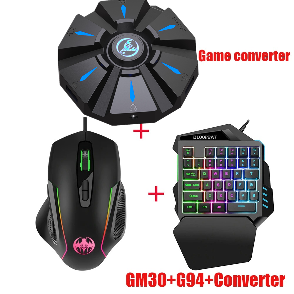 One-Handed RGB Gaming Keyboard - Gaming Keyboard And Mouse For Xbox avaliação e preço