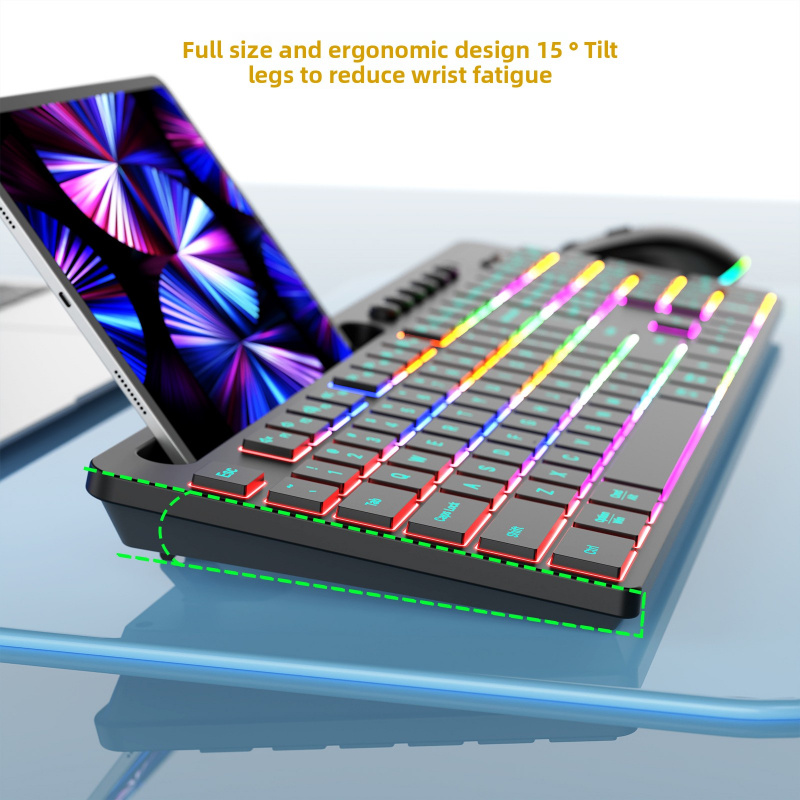 2.4G Wireless Keyboard Mouse S - Gaming Keyboard Budget avaliação e preço