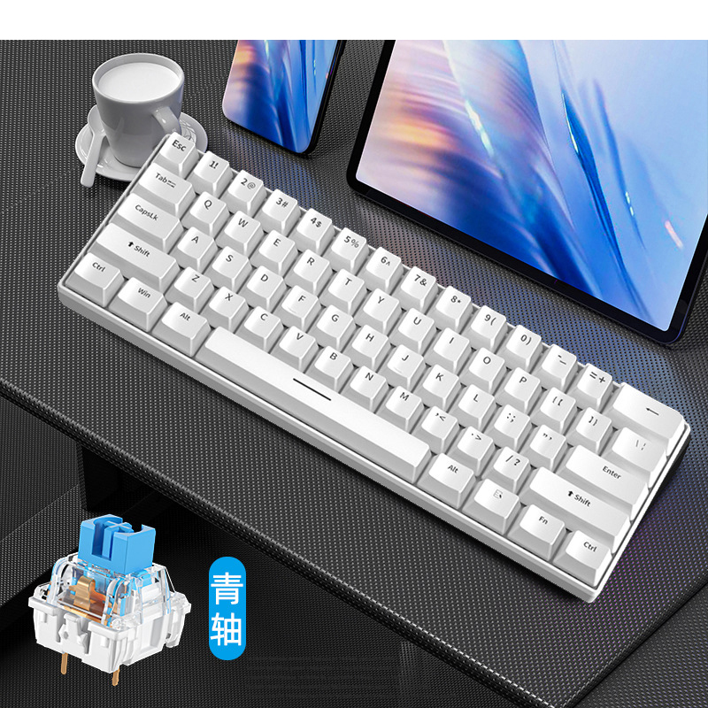 Gaming Keyboard White Mechanic - Gaming Keyboard Budget avaliação e preço