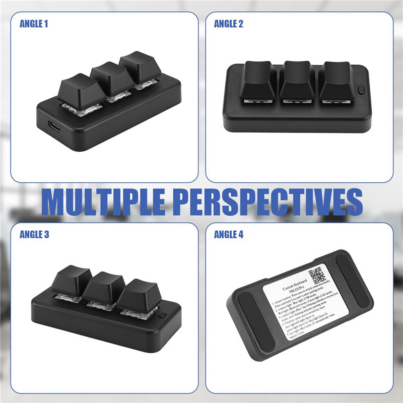 MK321 Progammable Macro Mini K - Gaming Keyboard Mechanical avaliação e preço