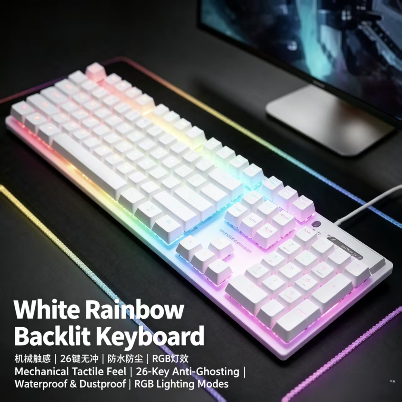 Pro-Pioneer GX330 Wired Mechan - Gaming Keyboard Mouse Set avaliação e preço