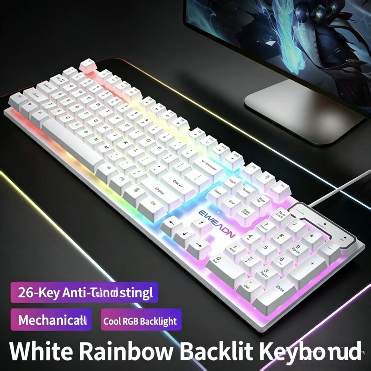 Pro-Pioneer GX330 Wired Mechan - Gaming Keyboard Mouse Set avaliação e preço