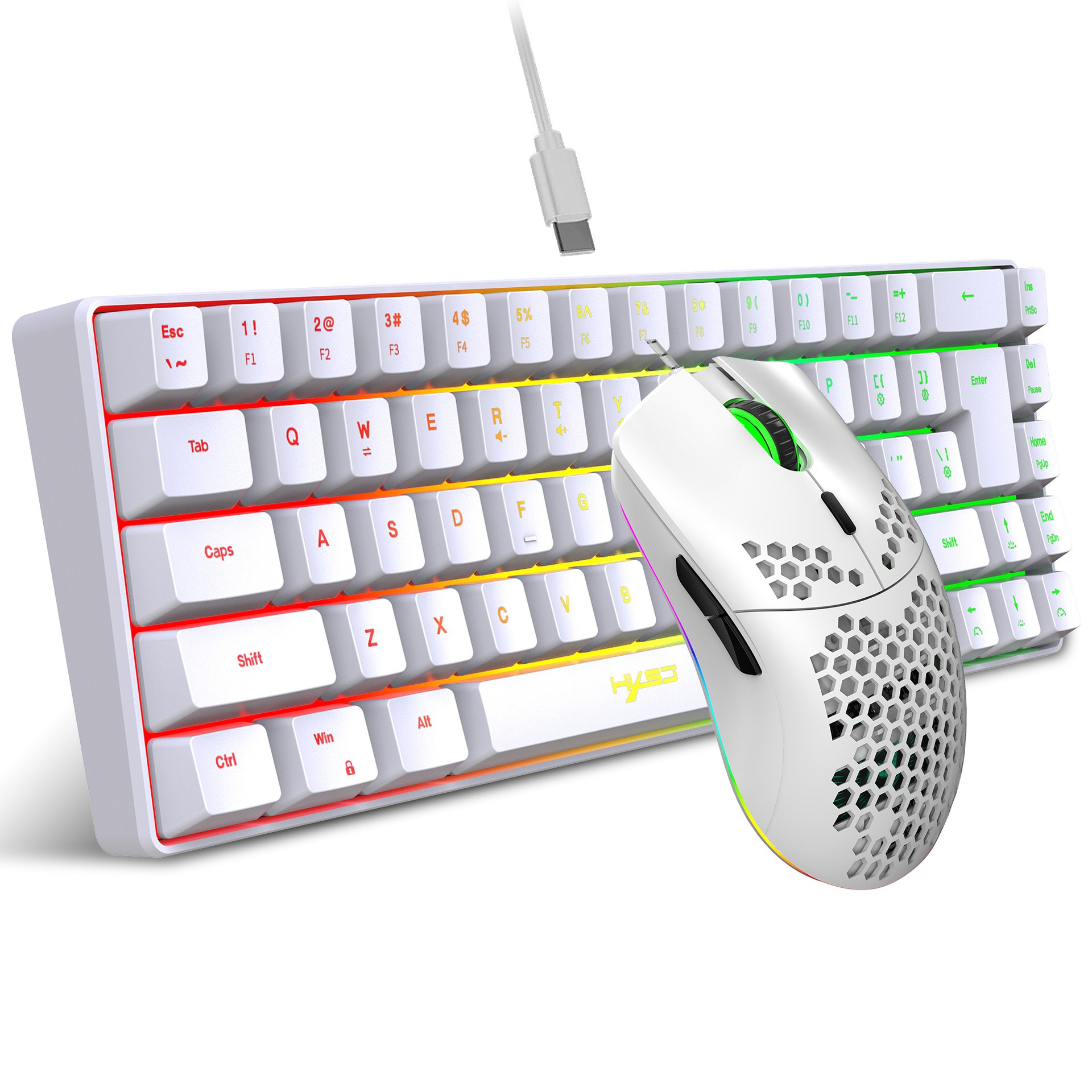Keyboard and Mouse 68key Wired - Gaming Keyboard Mouse Set avaliação e preço