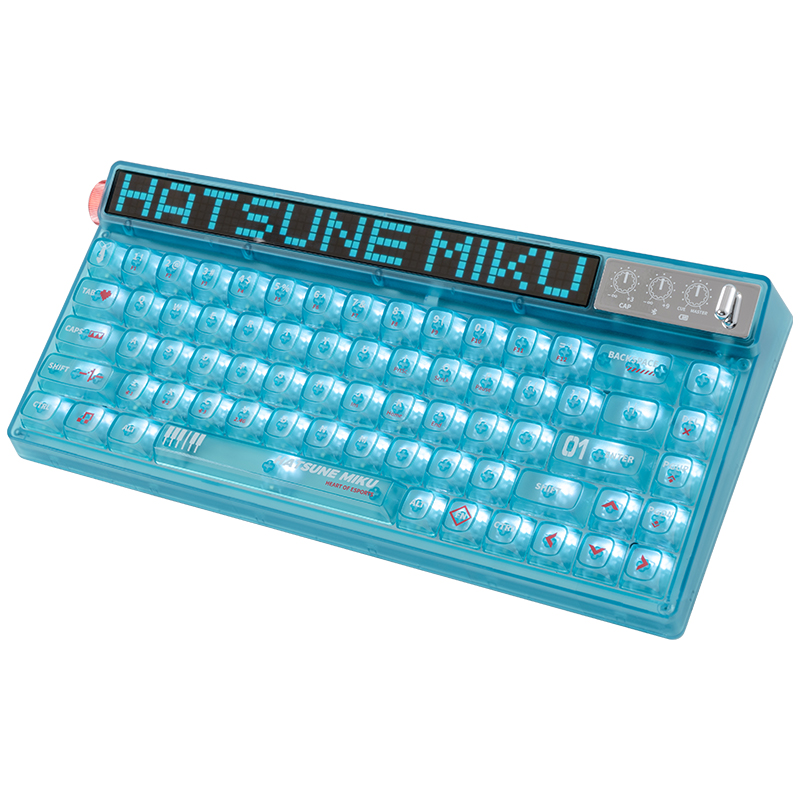 Anime Hatsune Miku Series Mech - Gaming Keyboard Mechanical Wireless avaliação e preço