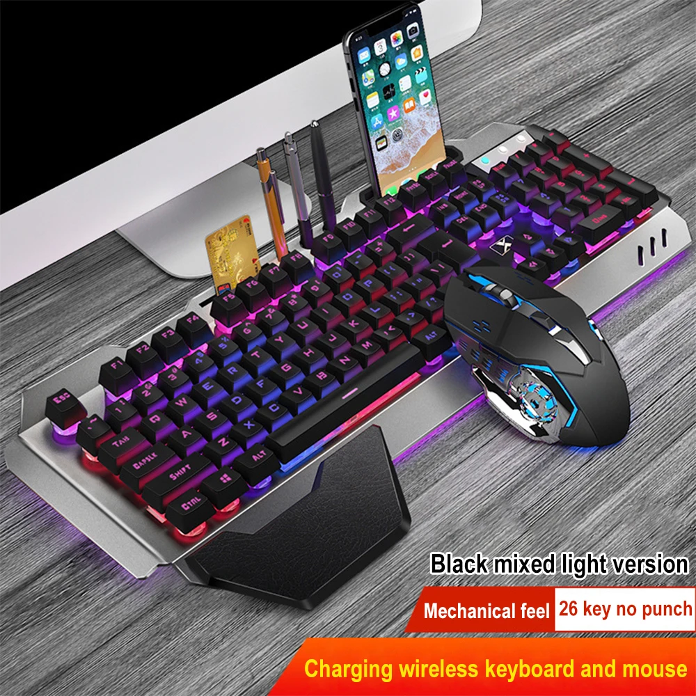 K680 Rechargeable 2.4G wireles - Gaming Keyboard Mouse Wireless avaliação e preço