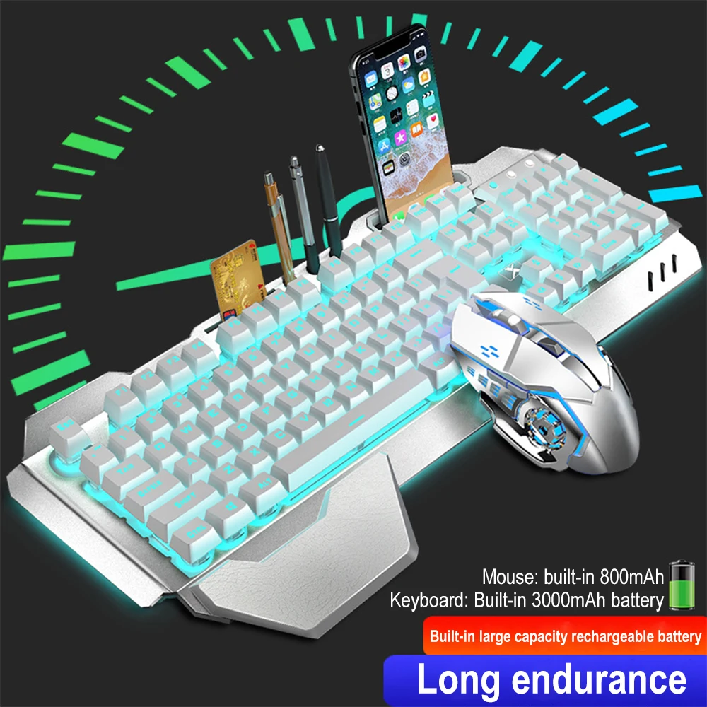 K680 Rechargeable 2.4G wireles - Gaming Keyboard Mouse Wireless avaliação e preço