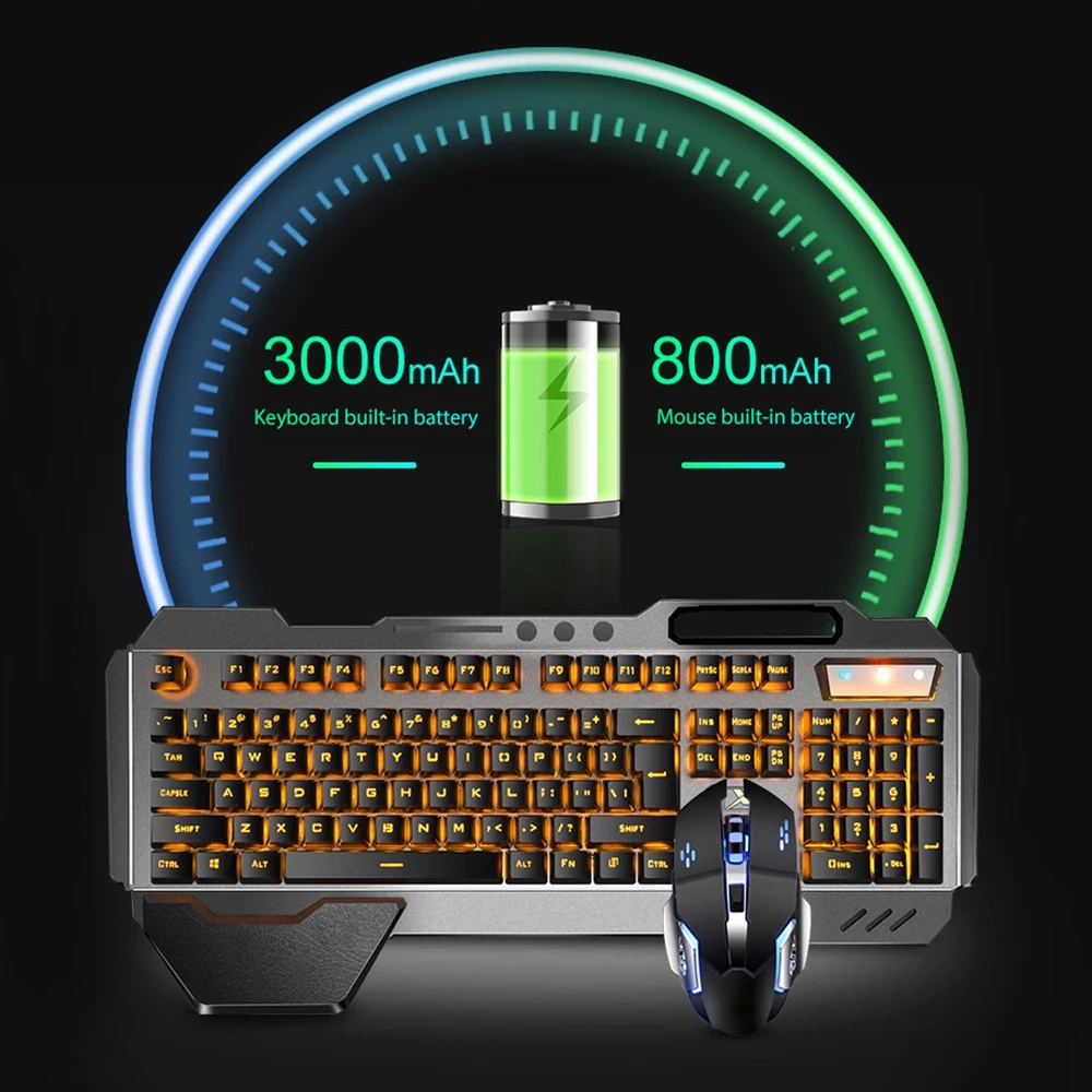 K680 Rechargeable 2.4G wireles - Gaming Keyboard Mouse Wireless avaliação e preço
