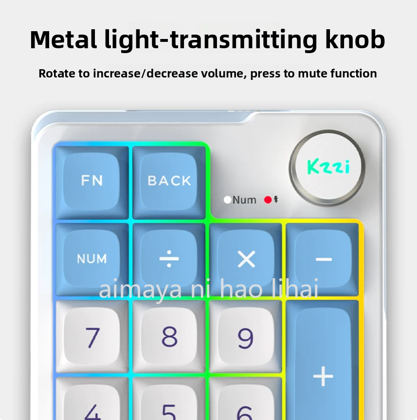 Kzzi K20 Mini Keypad Three Mod - Gaming Keyboard Bluetooth avaliação e preço