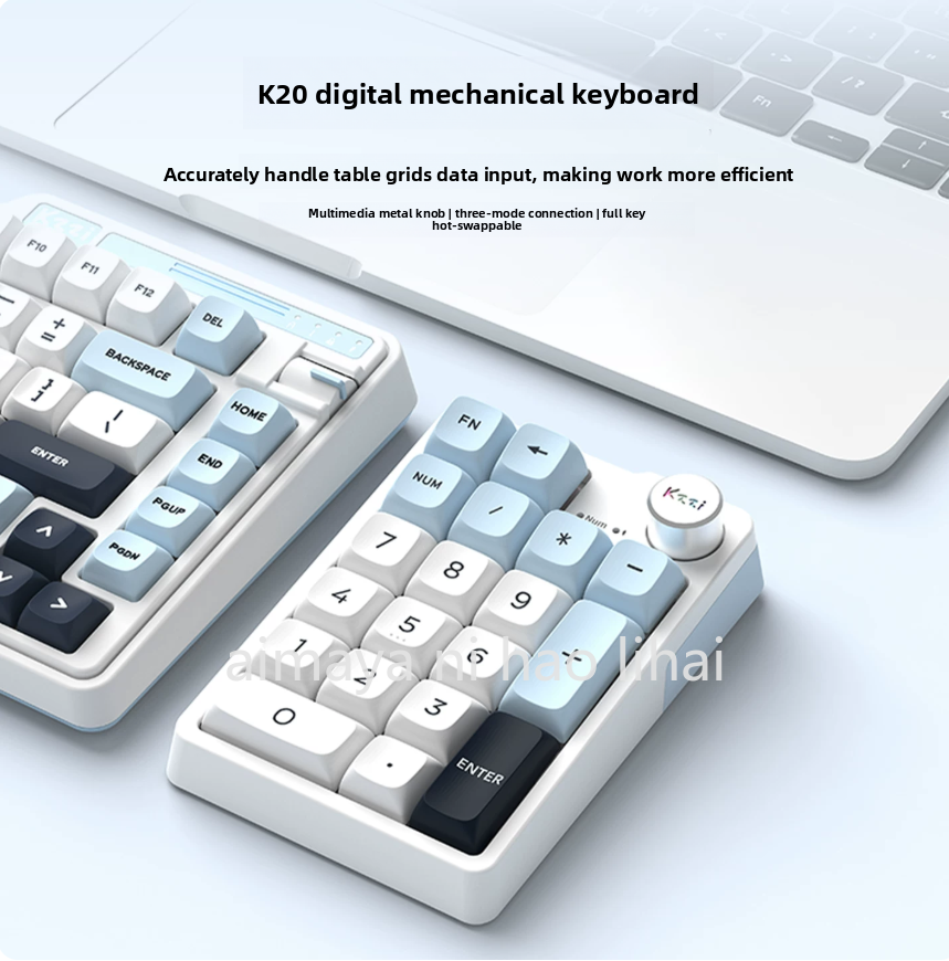Kzzi K20 Mini Keypad Three Mod - Gaming Keyboard Bluetooth avaliação e preço