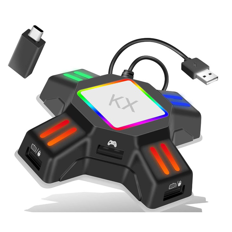 KX Adapter for PS4 Controller  - Gaming Keyboard And Mouse For Xbox avaliação e preço