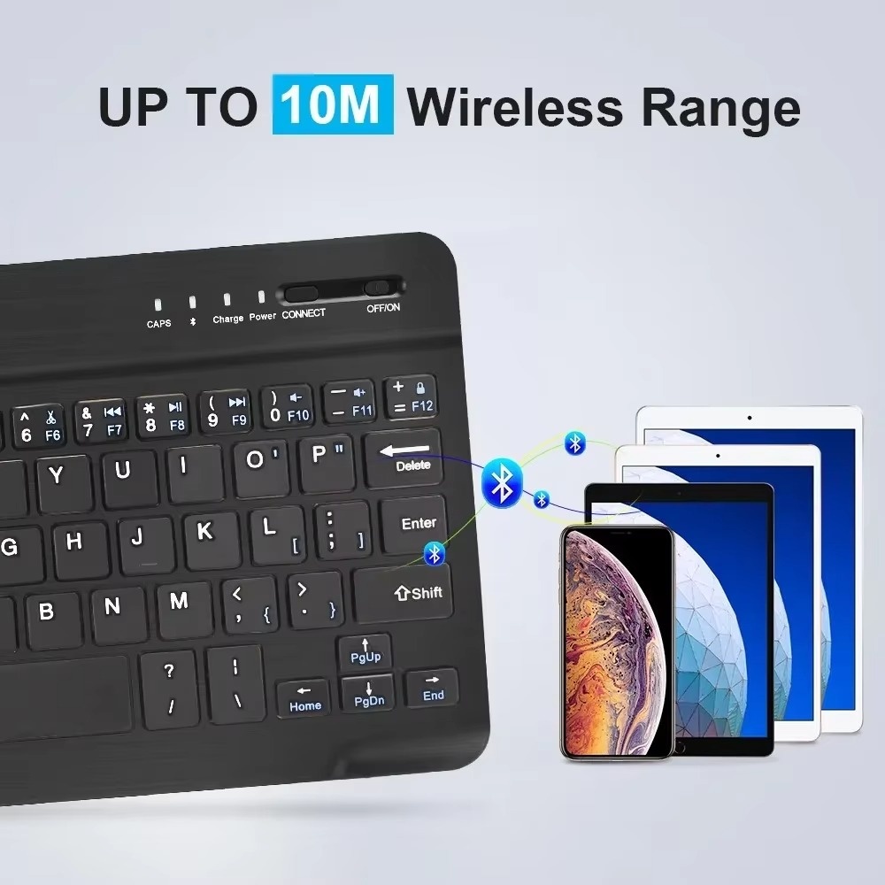 Bluetooth 5.0 Wireless Keyboar - Gaming Keyboard Bluetooth avaliação e preço