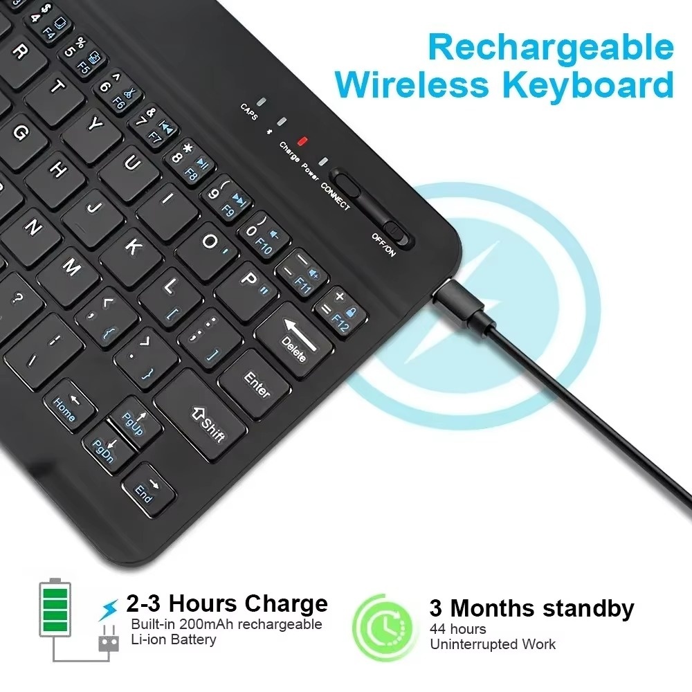 Bluetooth 5.0 Wireless Keyboar - Gaming Keyboard Bluetooth avaliação e preço