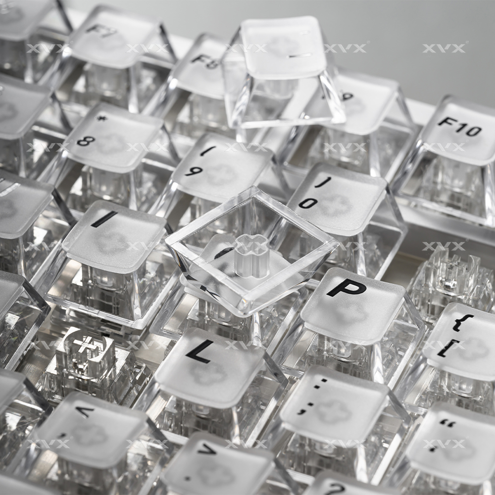 XVX Crystal Transparent Keycap - Gaming Keyboard No Rgb avaliação e preço