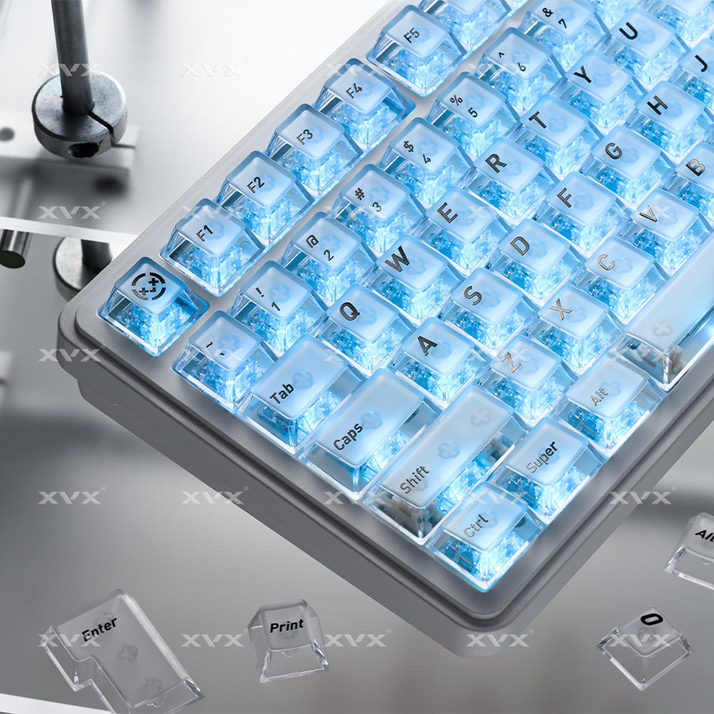 XVX Crystal Transparent Keycap - Gaming Keyboard No Rgb avaliação e preço