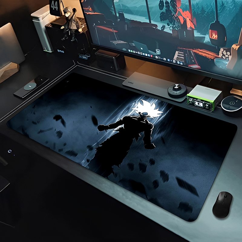 DBZ Black Anime Mouse Pad Drag - Gaming Keyboard En Mouse avaliação e preço