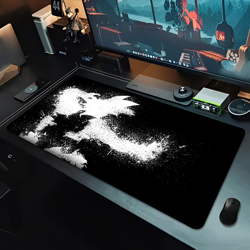 DBZ Black Anime Mouse Pad Drag - Gaming Keyboard En Mouse avaliação e preço