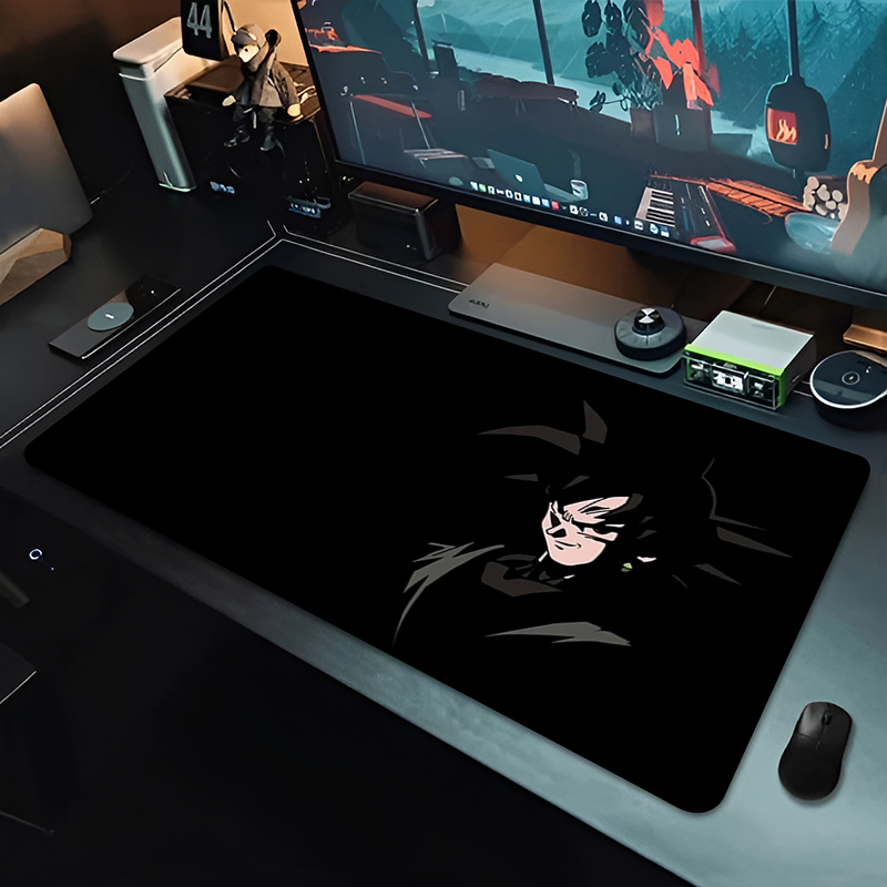 DBZ Black Anime Mouse Pad Drag - Gaming Keyboard En Mouse avaliação e preço