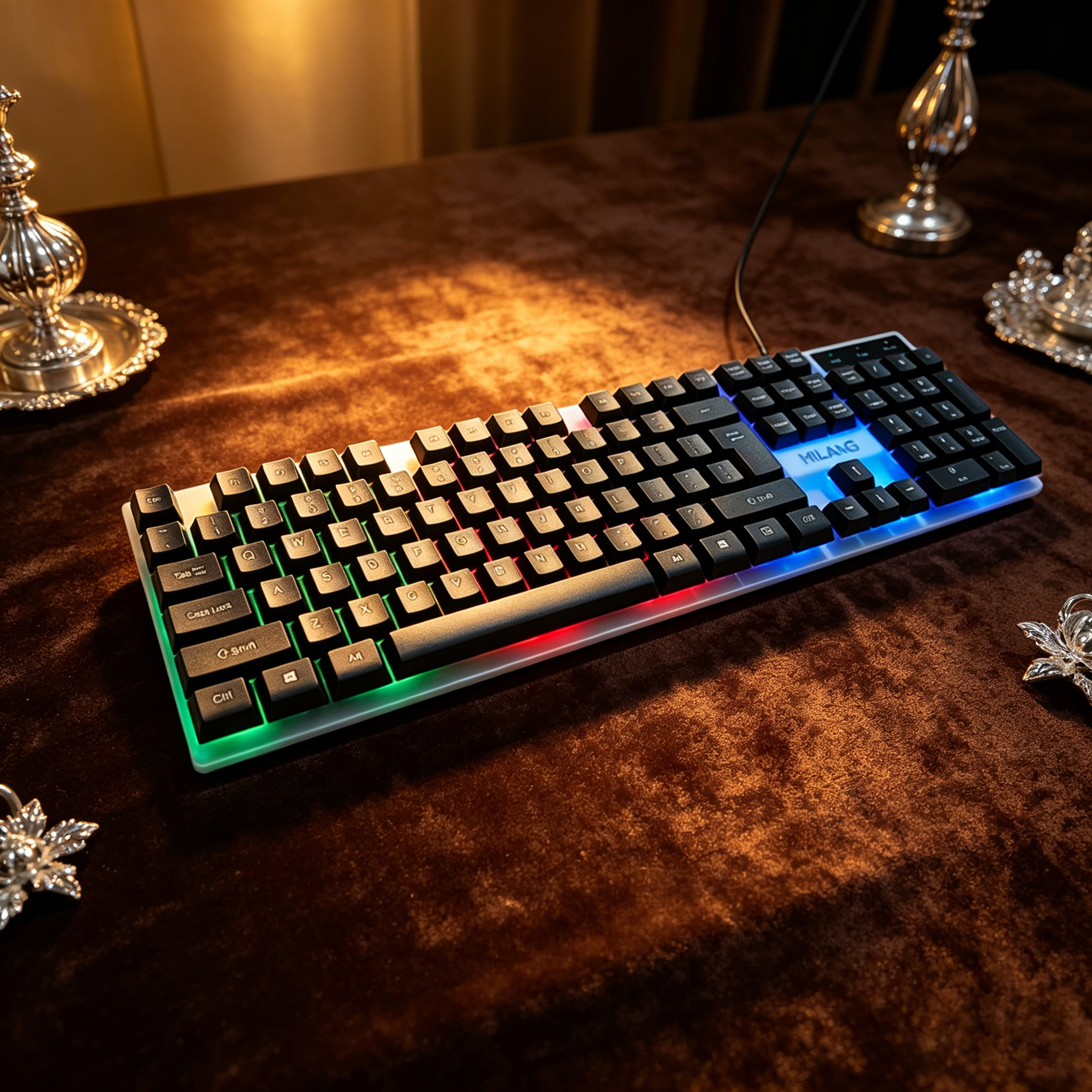 Wired RGB Backlit Keyboard Mou - Gaming Keyboard Mouse Set avaliação e preço