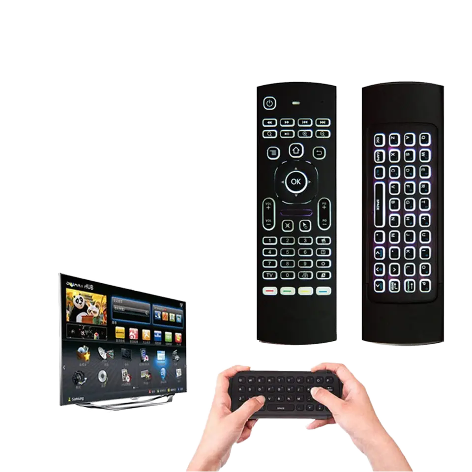2.4G LED Air Mouse Remote Univ - Gaming Keyboard And Mouse For Xbox avaliação e preço
