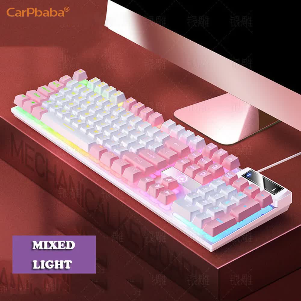 Carpbaba K500 104 Key USB Wire - Gaming Keyboard Mobile avaliação e preço