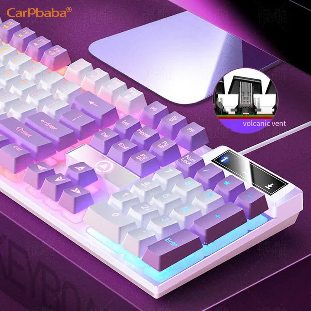 Carpbaba K500 104 Key USB Wire - Gaming Keyboard Mobile avaliação e preço