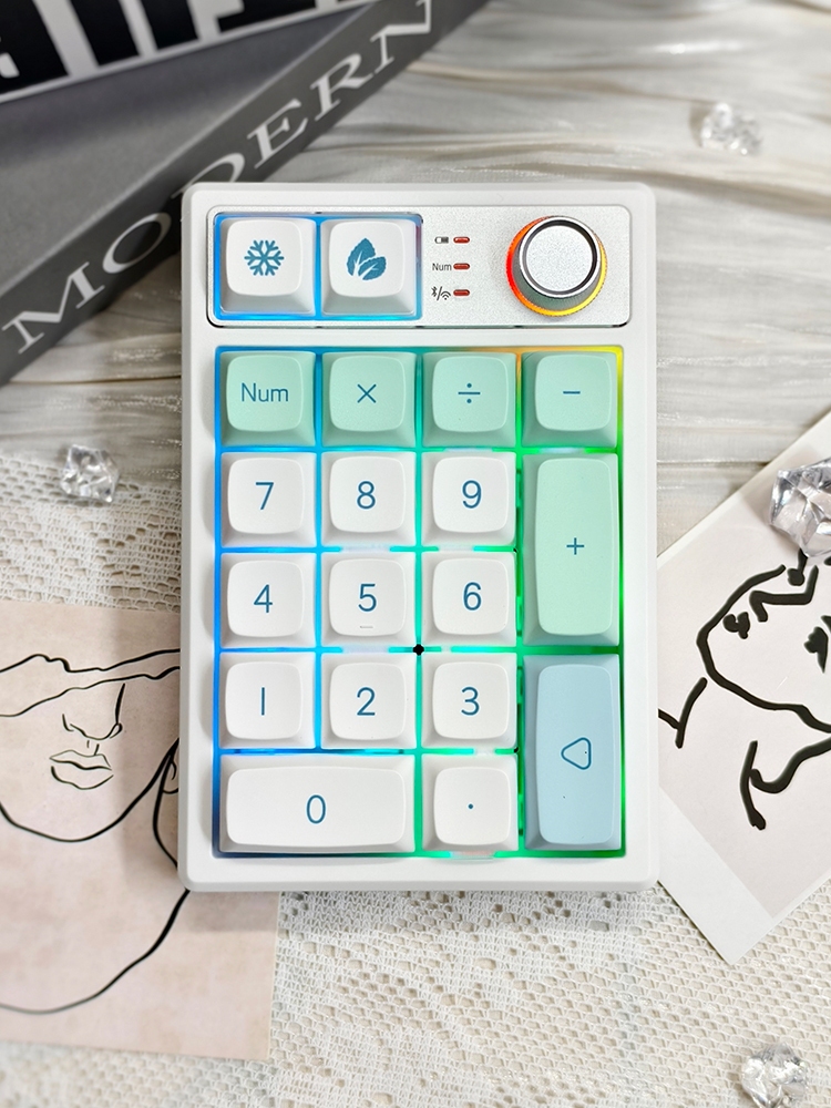 Tri Modes Bluetooth KEYCOOL Pr - Gaming Keyboard Number Pad avaliação e preço