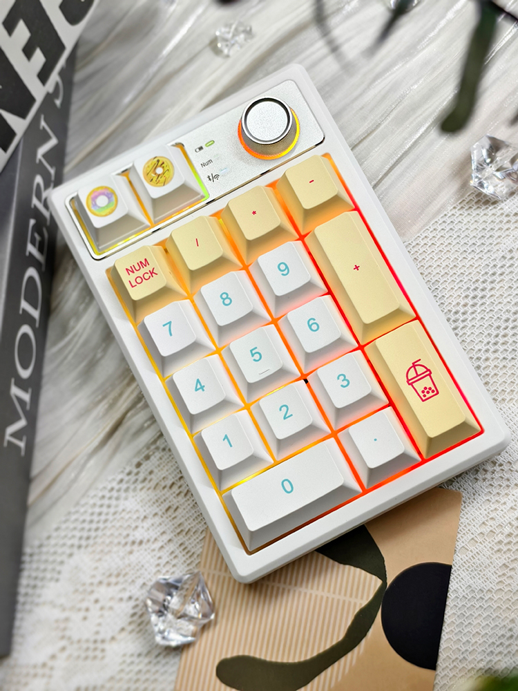 Tri Modes Bluetooth KEYCOOL Pr - Gaming Keyboard Number Pad avaliação e preço