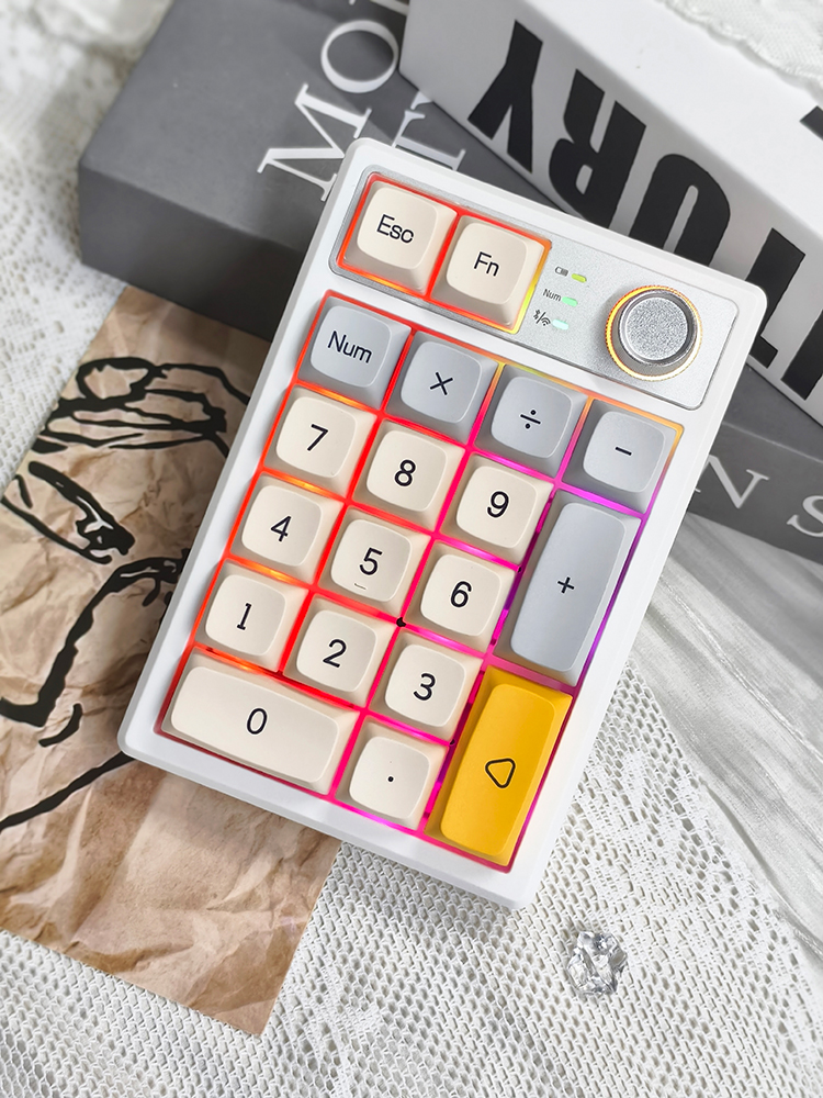 Tri Modes Bluetooth KEYCOOL Pr - Gaming Keyboard Number Pad avaliação e preço