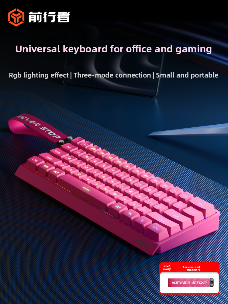 EWEADN F61 Wired Mechanical Ga - Gaming Keyboard Mouse Set avaliação e preço