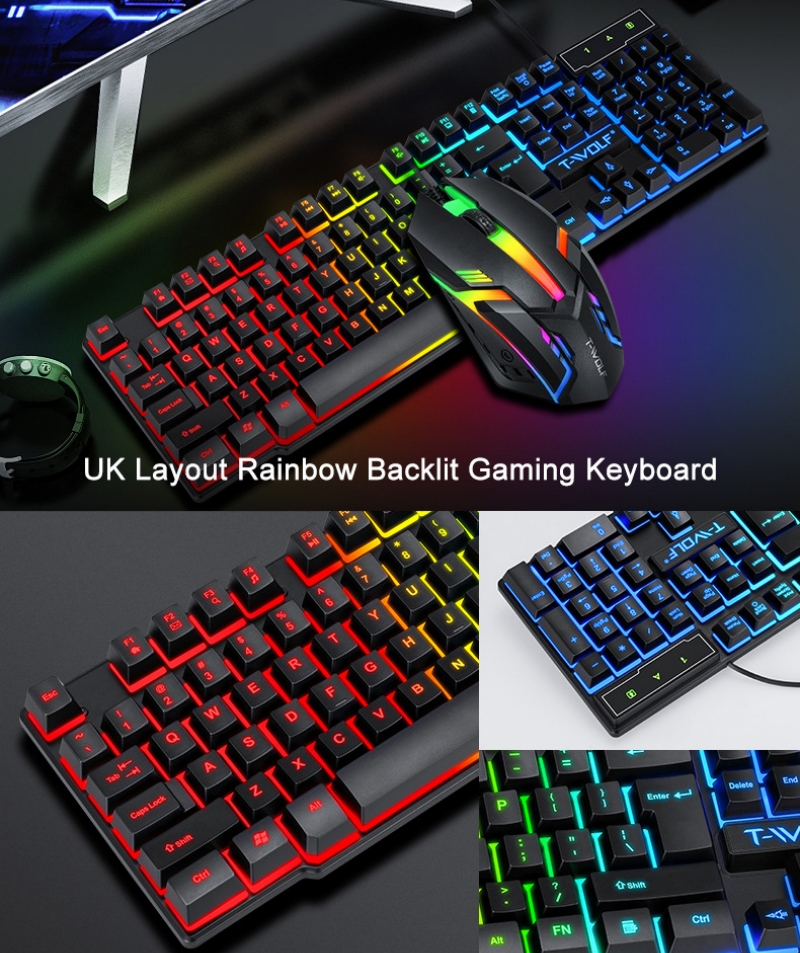 Spanish Keyboard with Spanish  - Gaming Keyboard Budget avaliação e preço