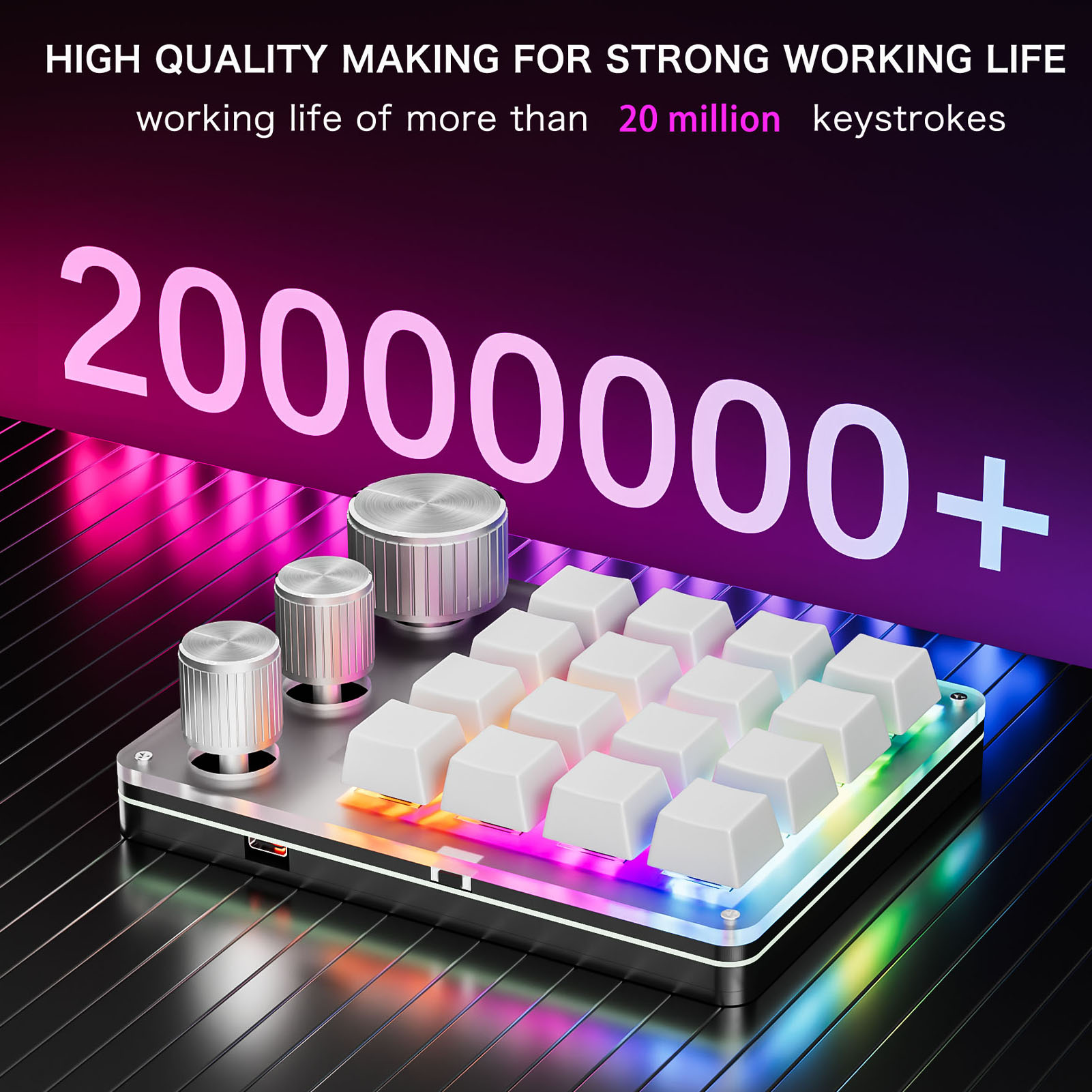 16 Keys 2.4G Customize Mechani - Gaming Keyboard Bluetooth avaliação e preço