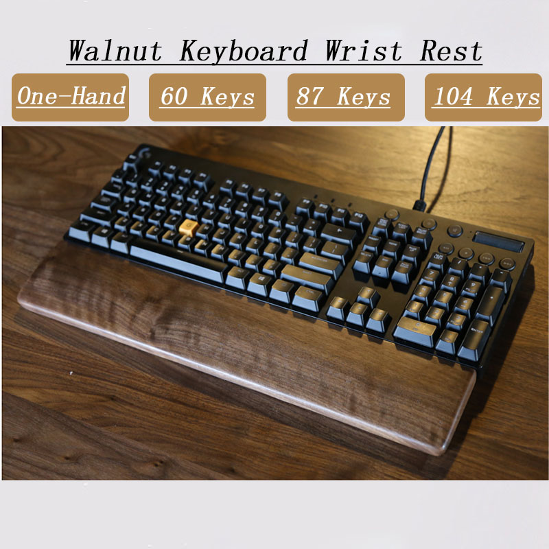 One-Hand Oak Walnut Wooden Key - Gaming Keyboard Number Pad avaliação e preço