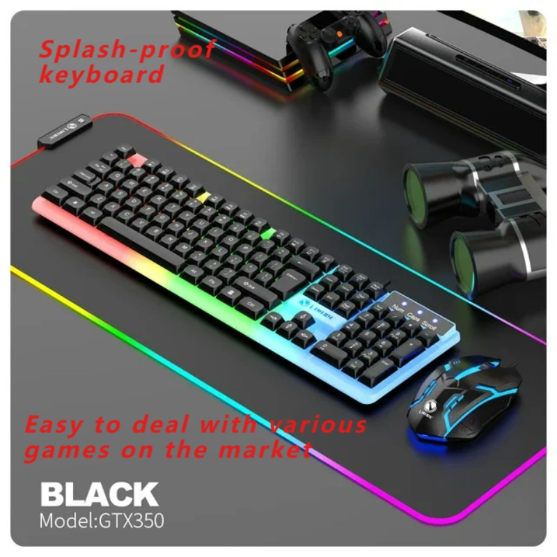 NEW GTX350 Gaming Keyboard Mou - Gaming Keyboard Budget avaliação e preço