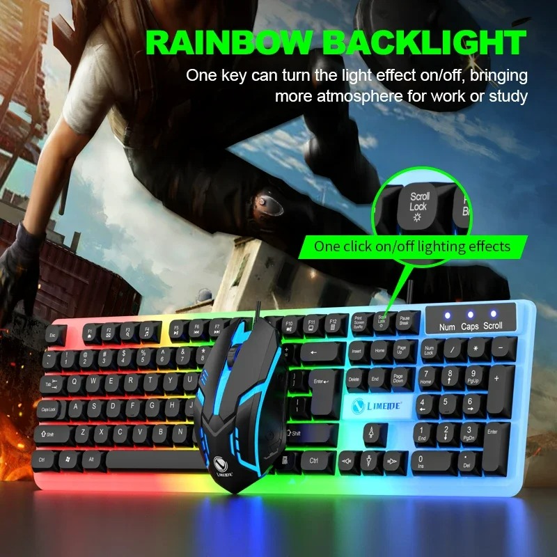 NEW GTX350 Gaming Keyboard Mou - Gaming Keyboard Budget avaliação e preço