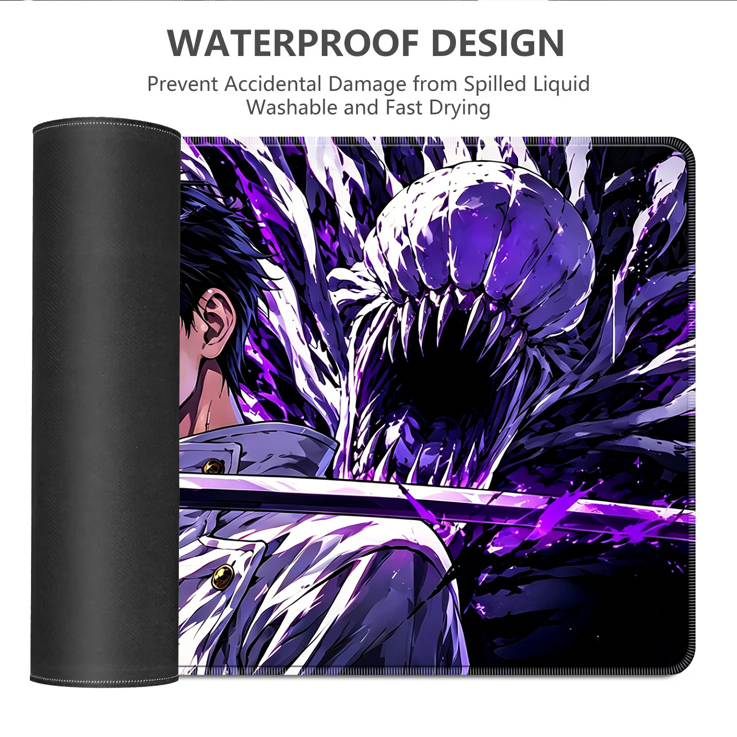 HD Anime Purple Mouse Pads Yut - Gaming Keyboard En Mouse avaliação e preço