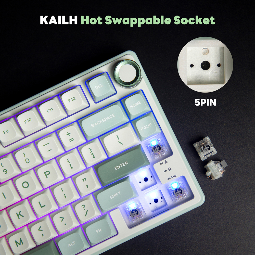 RK Royal Kludge R75 Gasket Wir - Gaming Keyboard Mobile avaliação e preço