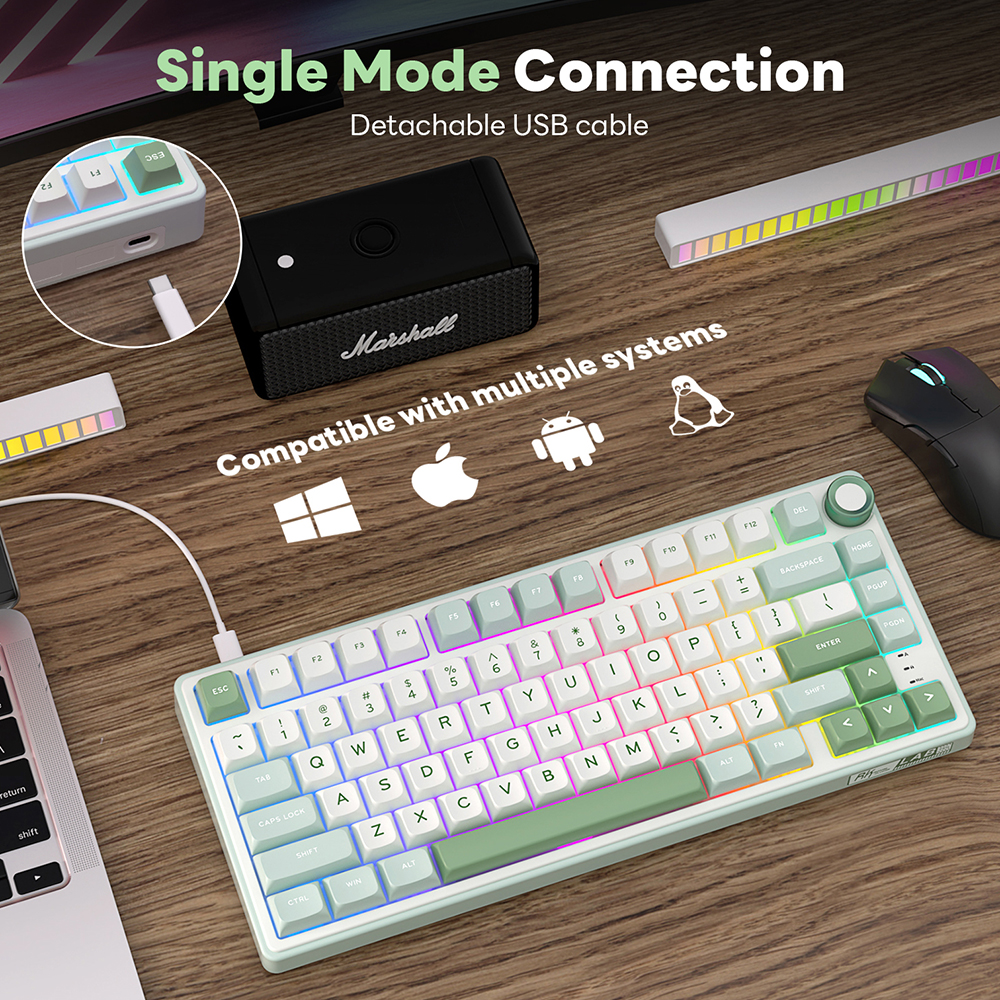 RK Royal Kludge R75 Gasket Wir - Gaming Keyboard Mobile avaliação e preço