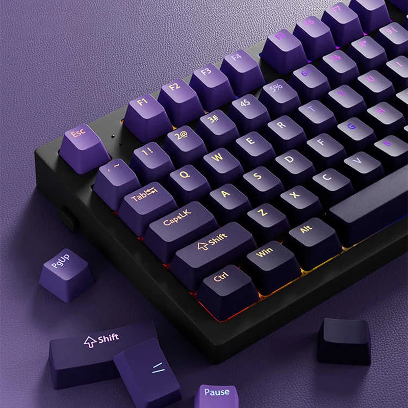 Custom Gradient Violet OEM Pro - Gaming Keyboard Top avaliação e preço