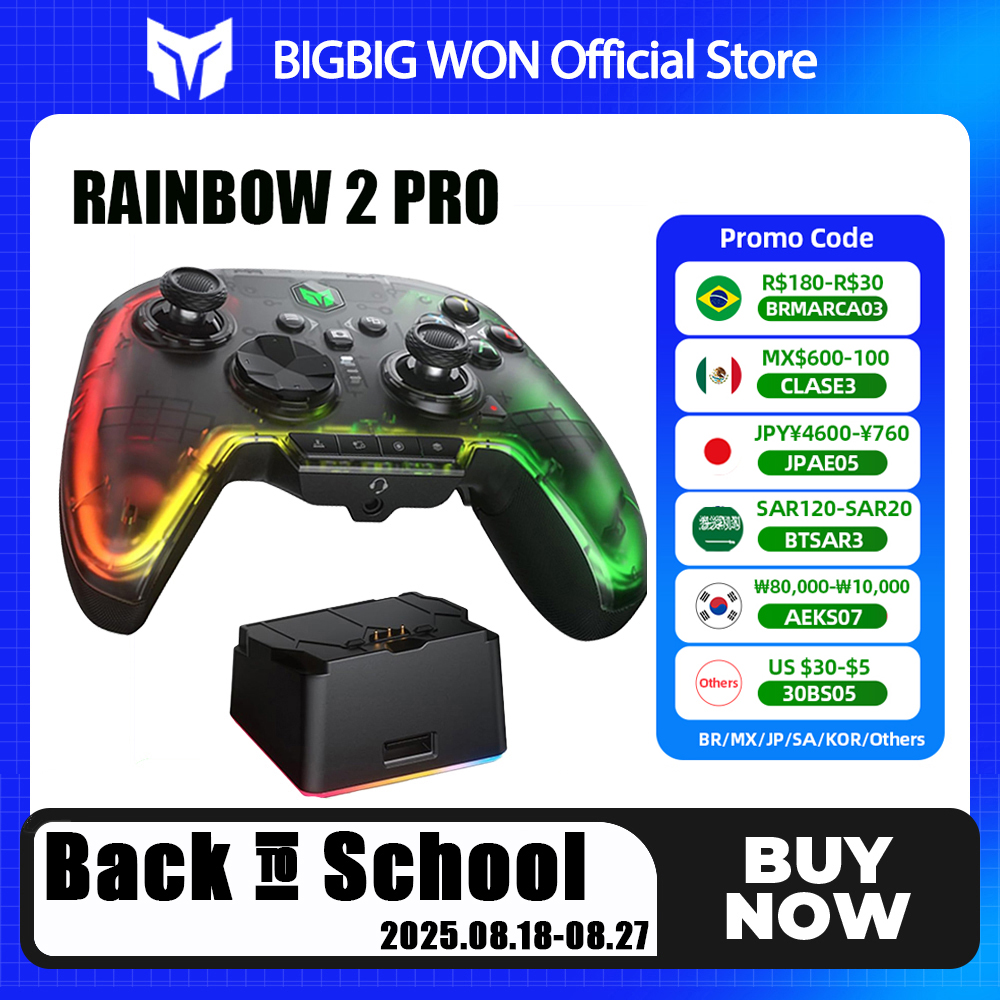BIGBIG WON Rainbow 2 Pro Wirel - Gaming Keyboard Hall Effect avaliação e preço