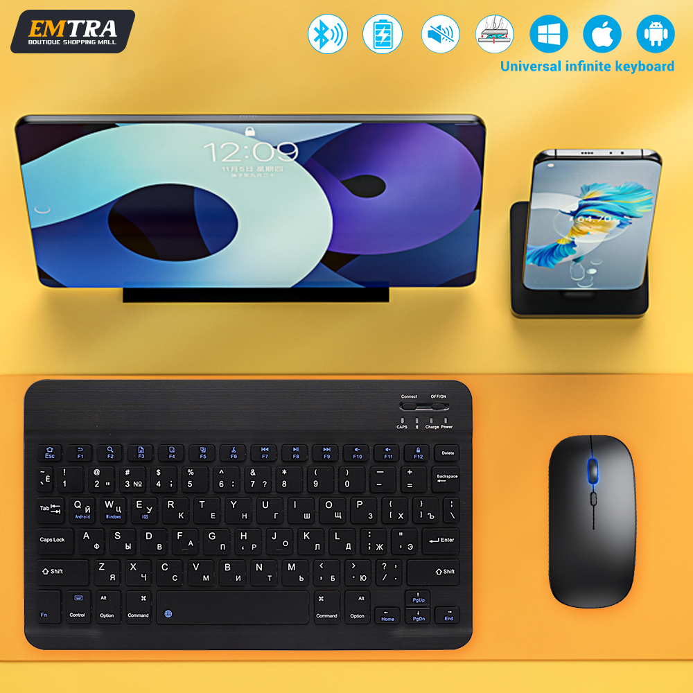 Bluetooth Keyboard and Mouse F - Gaming Keyboard Mouse Wireless avaliação e preço