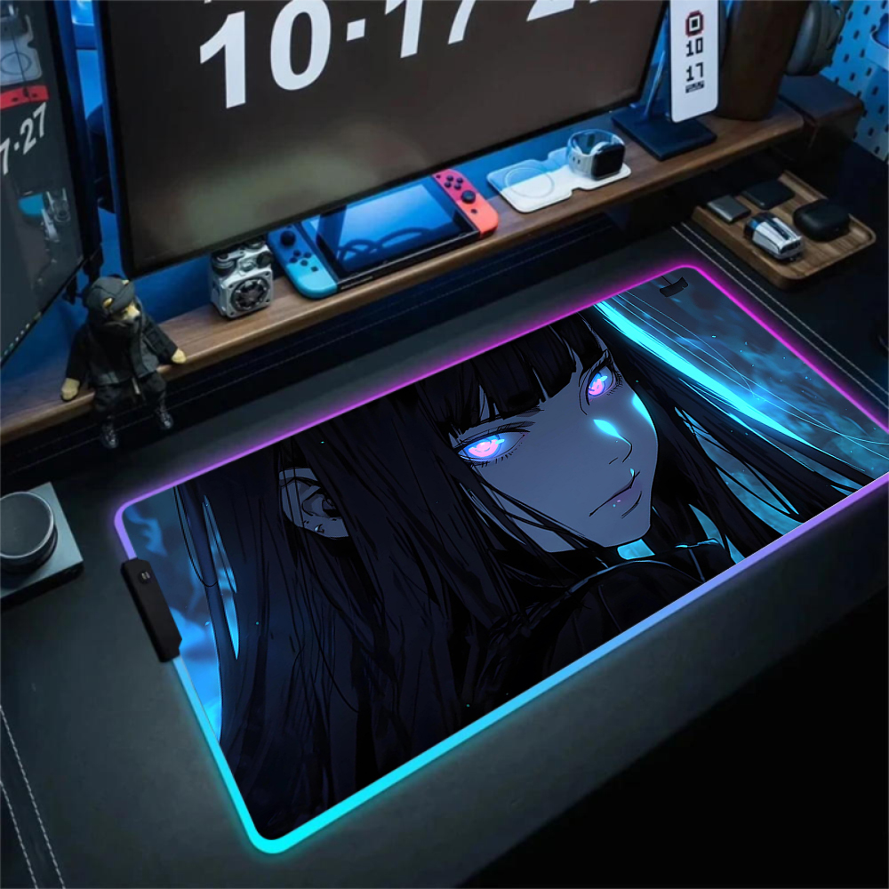 Anime Girl Mousepad Gaming Mou - Gaming Keyboard No Rgb avaliação e preço