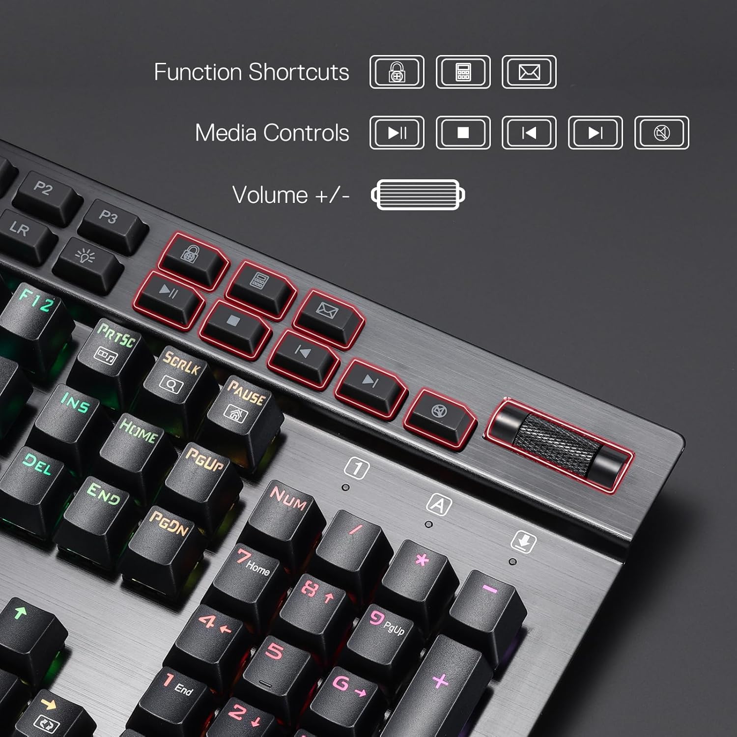 Redragon K550 RGB Gaming 104 K - Gaming Keyboard Budget avaliação e preço