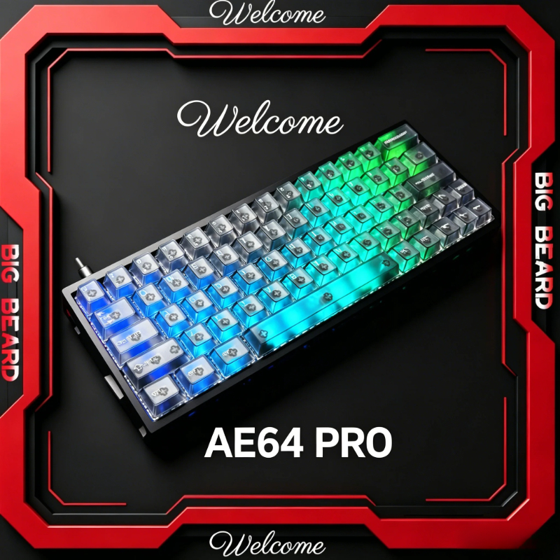 Everglide AE64 Pro HE Gaming K - Gaming Keyboard Hall Effect Switches avaliação e preço